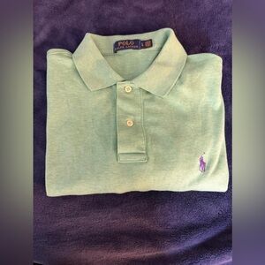 Ralph Lauren Mint Polo Shirt with Blue Tag